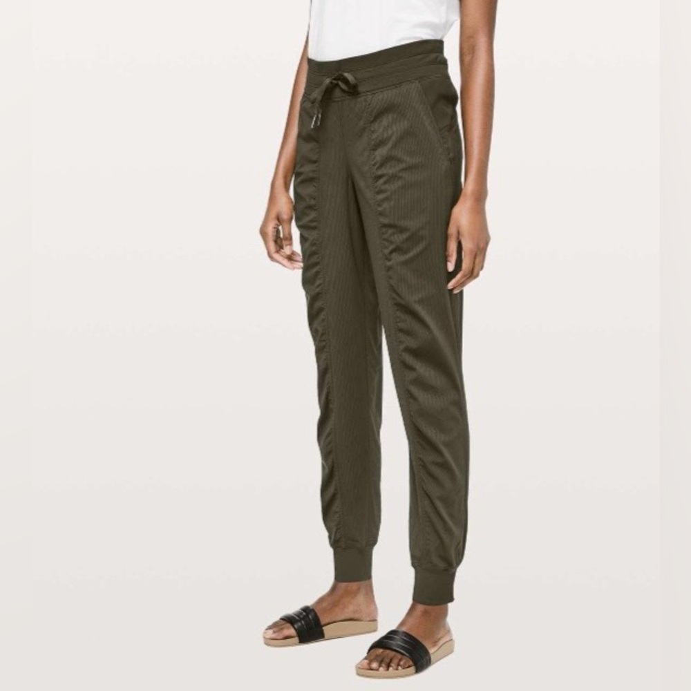 Lululemon Dance Studio Jogger in Dark Olive- Size 6. Excellent condition!